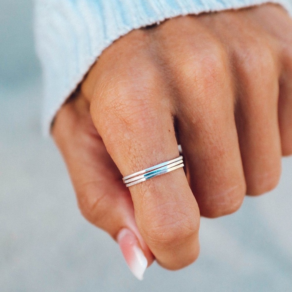 ❌SOLD❌ Pura Vida Delicate Stacked Ring